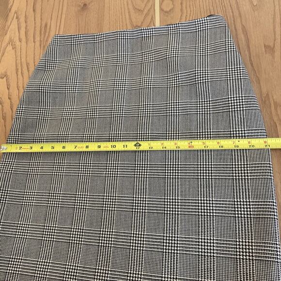 Ralph Lauren Collection Purple Label Prince of Wales Check Wool Short Skirt 12 L - Picture 9 of 10